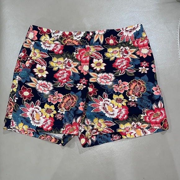 LOFT Pants - LOFT ANN TAYLOR Shorts Blue Multi Color, Size 10